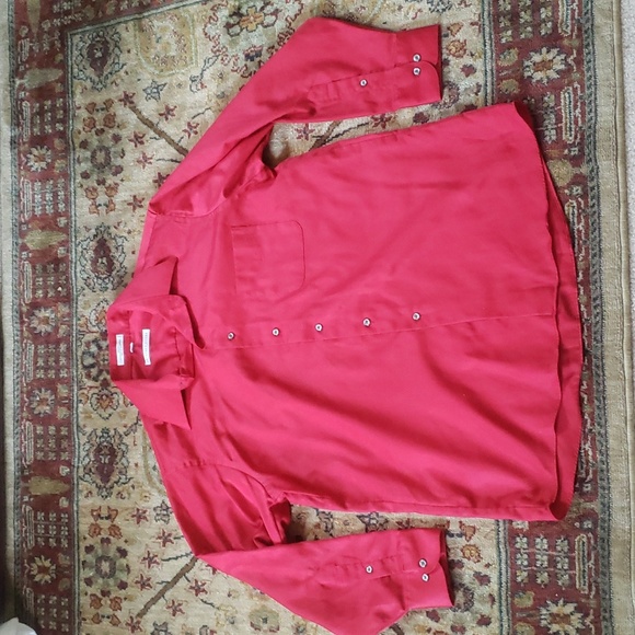 Geoffrey Beene Other - Red Long Sleeve Button Down